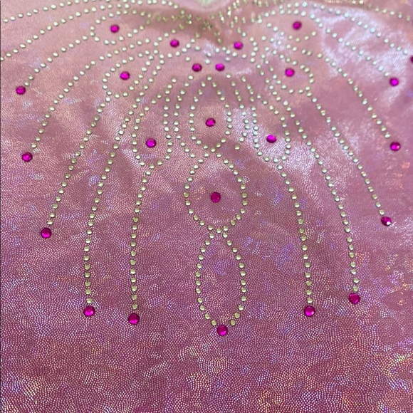 Gymnastics Leotards Blue and Pink Set - Picture 10 of 14